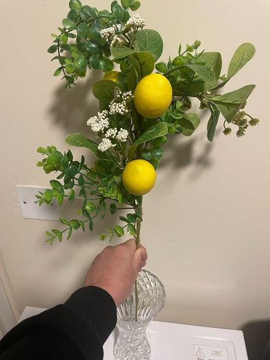 Artificial lemon tree (3 lemons)