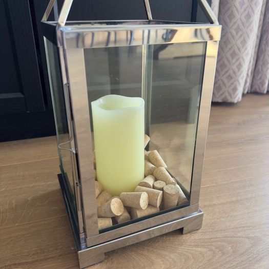 Small silver lantern
