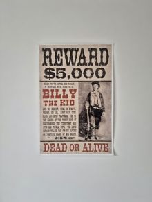 Billy the Kid Canvas Poster