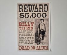 Billy the Kid Canvas Poster