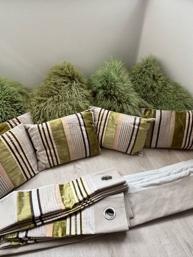 Curtains, cushions & matching accessories