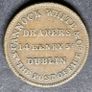 Ireland Dublin Cannock White & Co. unofficial Farthing Token, Image 4