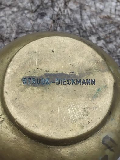 Strube-Dieckmann Mid Century Bullous Jug/Brass