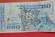 Irish 1983  "YEATS" Twenty pound note in .Fine condition