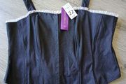 New look corset style top size 22