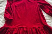 girls red dress
