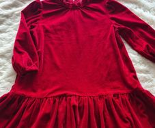 girls red dress