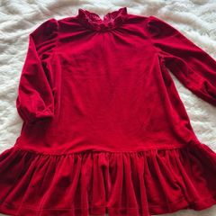 girls red dress