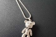 Teddy Bear Pendant and chain NEW