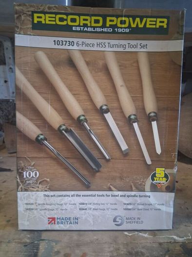 Record power wood turning chisels