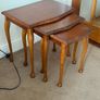 Vintage Mahogany Nest of 3 Tables Image 2