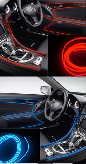 3 Meter Neon wire led light for party,car decoration