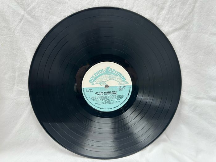 Wolfe Tones Let The People Sing LP 1972 Irish Press DOL 1004 A1/B1 + Insert