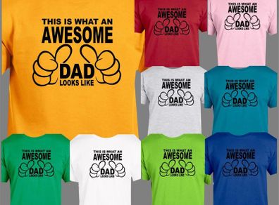 Fathers Day T-Shirt, Awesome, Worlds Greatest Dad T-shirt