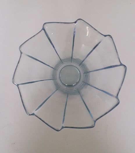 VASE - Art Deco - Blue Glass
