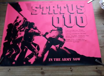 1986 Original Status Quo Poster
