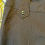 Women's Brown crop trousers, size 8 Image 2