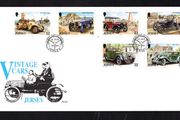1989 Jersey Vintage Cars (1st series) Commemorative Stamps First Day Cover (FDC)