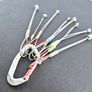 1990s Vintage Climbing Gear Nut set on Wire Image 3