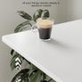 Electric Standing Desk Height Adjustable 100 x 60cm, Sit Stand Desk Image 4