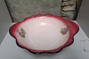 Oval bowl with romantic scene