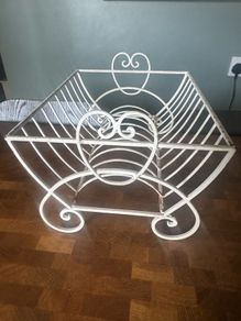 Vintage-Style Cream Dish Drainer / Plate Rack