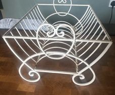 Vintage-Style Cream Dish Drainer / Plate Rack