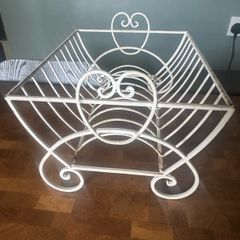 Vintage-Style Cream Dish Drainer / Plate Rack