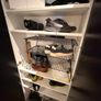 2 IKEA BILLY Shoe Storage Units with 4 HOGBO Glass Doors & 11 GREJIG Shoe Racks Image 7