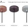 BRAND NEW 3 x Design Metal Ceiling Light Favourite Otium. Models 2212-1P, 2213-1P, 2269-1P Image 3