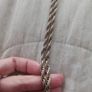gold plated rope necklace Image 3