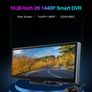 Q92 2K DashCam ADAS BSD Single Lens Car DVR 1440P Car Rearview Mirror 10.26" Dashboard Video Camera Recorder 24H Park Image 2