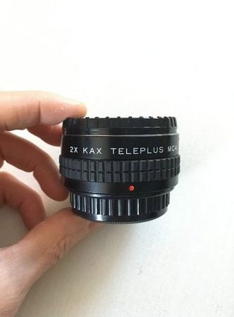 Pentax 35mm camera and lens
