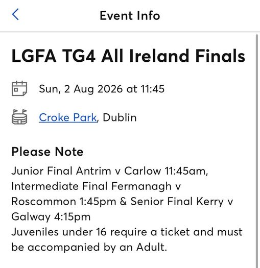 GAA Ladies All Ireland Final