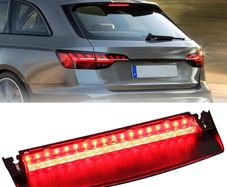High Level Brake Light for Audi A4 S4 2009-2014 LED Centre 3rd Brake Rear Brake Light Replacements 8K5945097, Red Lens
