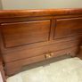 Stunning Mahogany King Size Sleigh Bed Frame - Can Deliver Image 2
