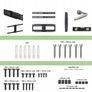 Tv Wall Mount Bracket Tilt Swivel Long Arm 43-95" Image 9