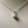 925 Sterling Silver Shamballa Crystal Disco Ball Pendant Chain and Earrings Image 3