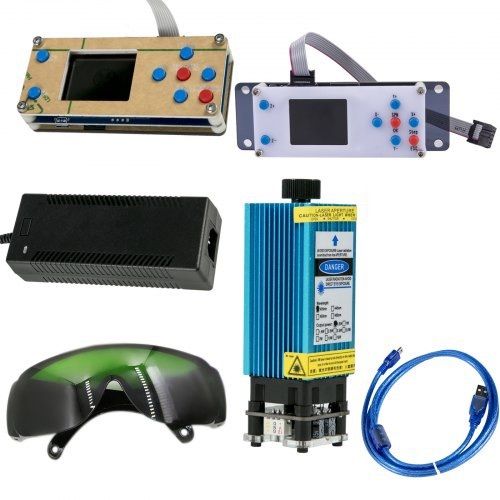 CNC Router Kit Wood Router Kit 500mw Laser Engraver GRBL Control DIY CNC Machine 3 Axis PCB PVC Milling Machine with Offline Controller 300x180x45mm (FREE SHIPPING)