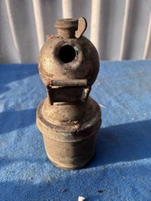 Part of carbide lamp