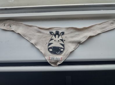 Zebra baby scarf like new