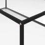 Tea Table Transparent 120x60x35 cm Tempered Glass Image 5