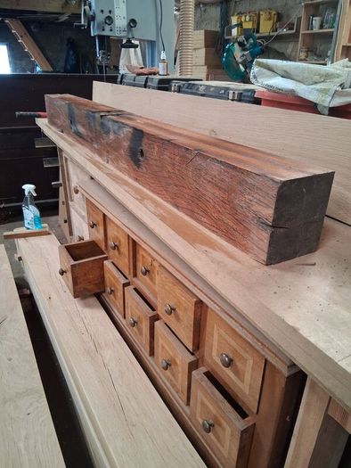 Reclaimed Jarrah wooden Beam