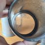 Three antique pewter glass bottomed mugs Image 3