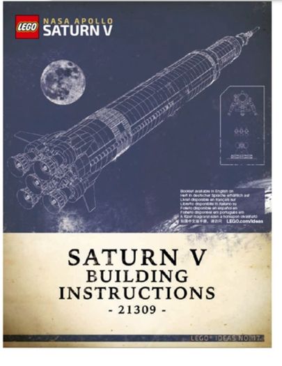 Lego Ideas NASA Apollo Saturn V 21309