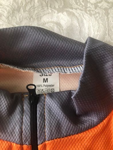 Orange Cycling top