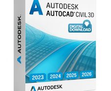 Autodesk Civil 3D 1 Year - Instant Delivery