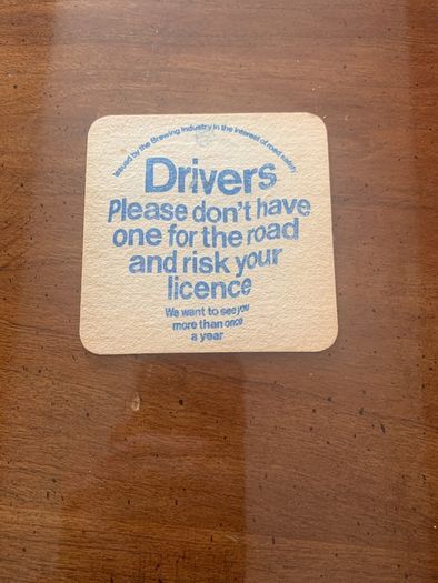 Stella artois beer coaster