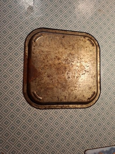 Antique J&B Rare Scotch whiskey metal tray