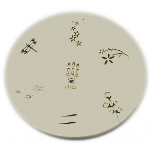 5 nail stamping plates lot - Used